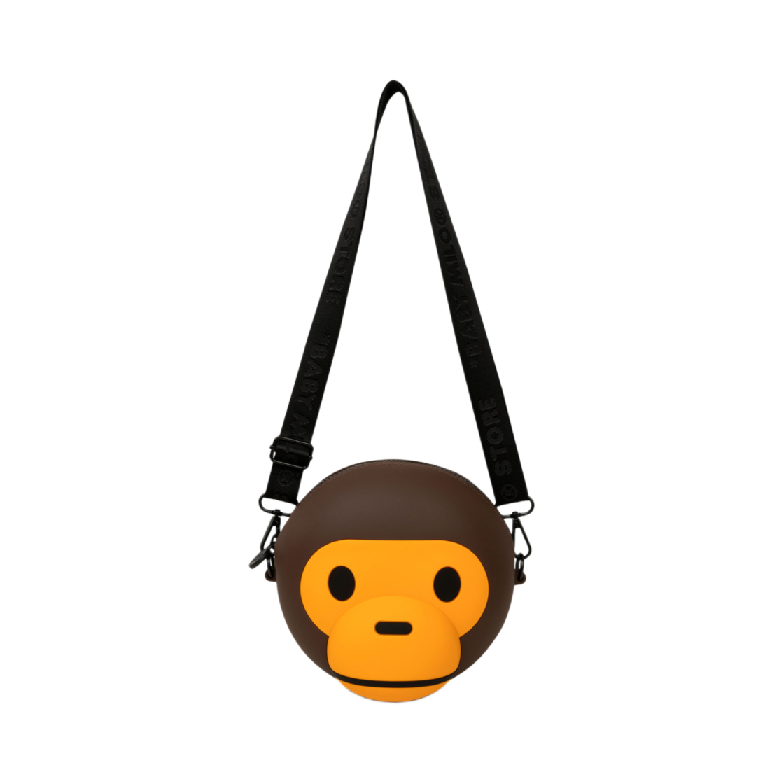 베이프 베이비 마일로 실리콘 크로스백 브라운(BAPE Baby Milo Silicone Cross Bag Brown)