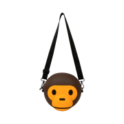 BAPE Baby Milo Silicone Cross Bag Brown