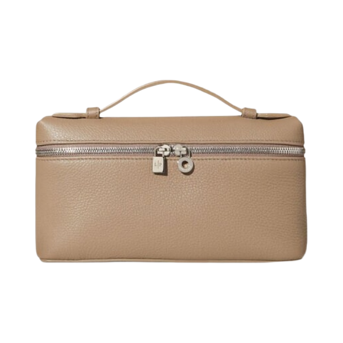 FAN4046-D05S (W) Loro Piana Pocket Pouch L19 in Calfskin Warm Mastic