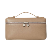 (W) Loro Piana Pocket Pouch L19 in Calfskin Warm Mastic