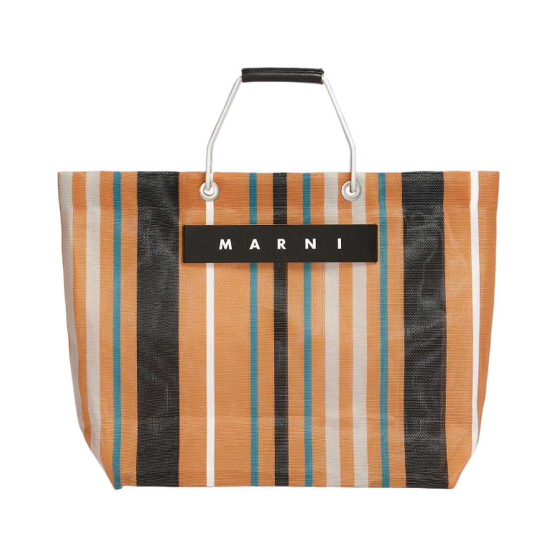 마르니 마켓 스트라이프 백 비터 오렌지(Marni Market Stripe Bag Bitter Orange) - 1