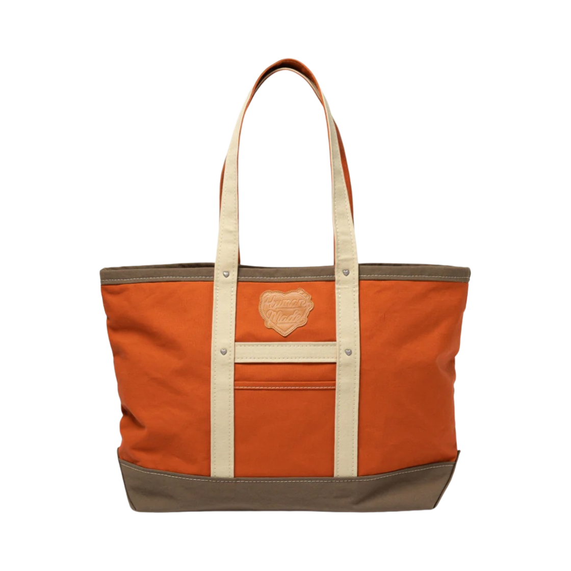 HM26GD039 Human Made Canvas Tote Bag Large Orange
