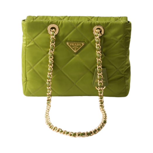 Prada Re-Edition 1995 Chaine Re-Nylon Tote Bag Ivy Green