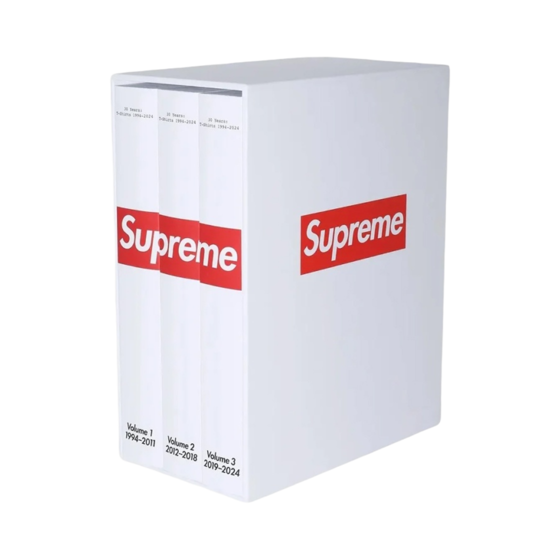 슈프림 30년: 티셔츠 1994-2024 북 화이트 (3개 세트) - 24SS(Supreme 30 Years: T-Shirts 1994-2024 Book White (Set of 3) - 24SS)