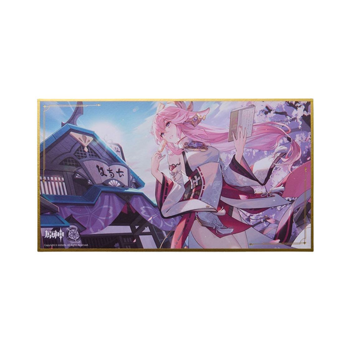 6976068143390 Genshin Anecdote Series Signature Board Shikishi
 Yae Miko