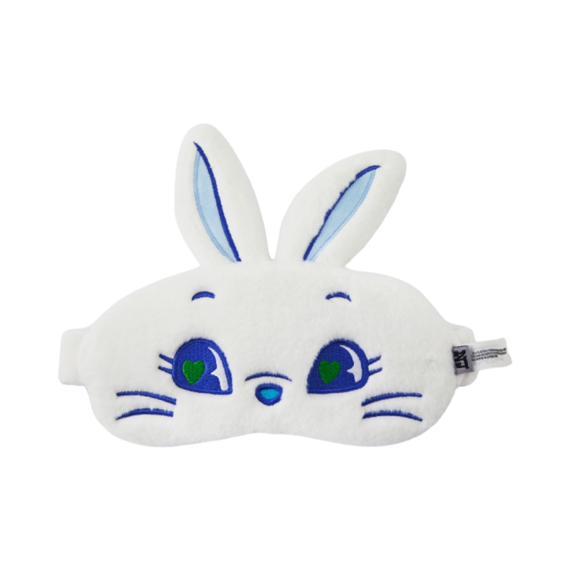 - NewJeans Tokki Plush Sleep Mask White