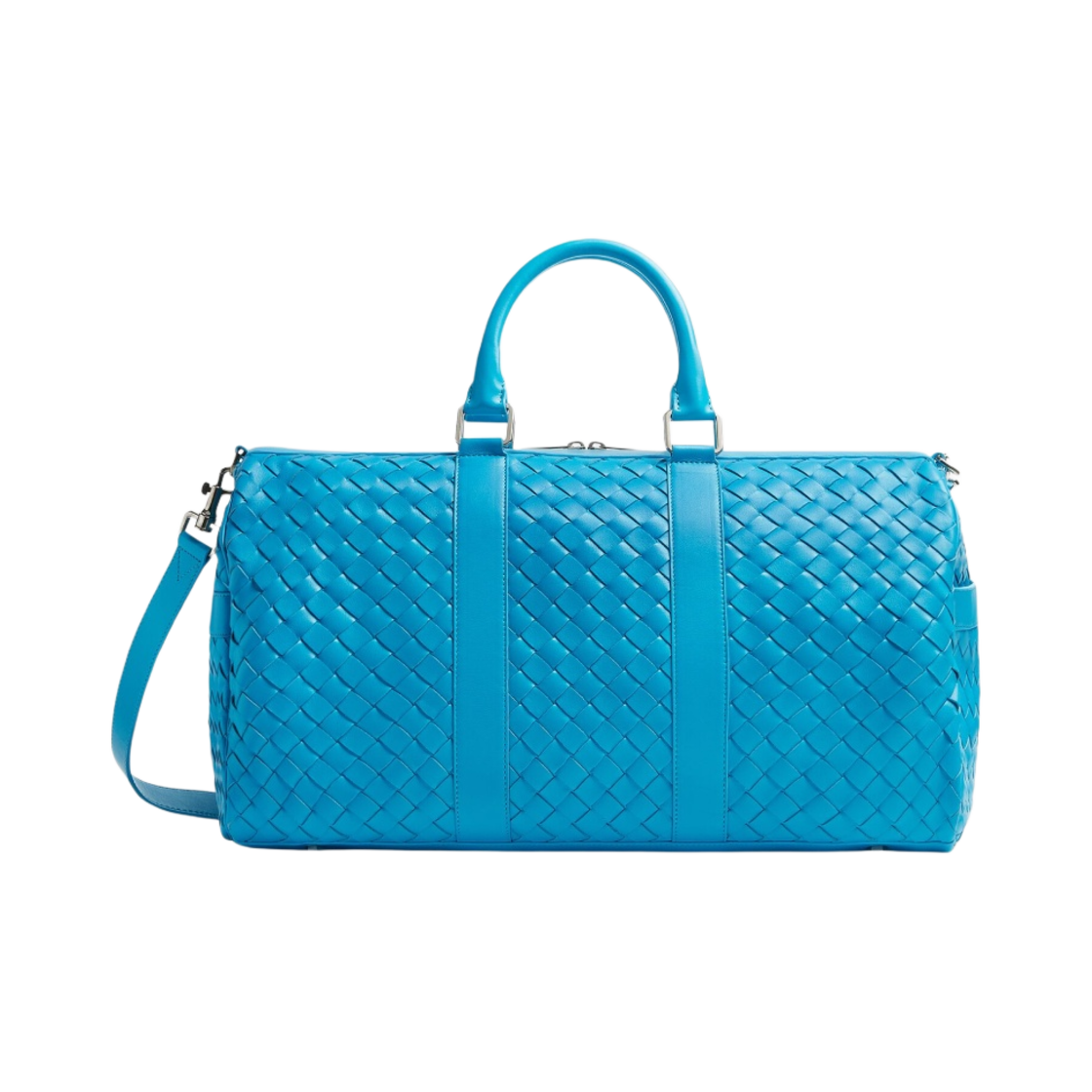 보테가 베네타 미디움 인트레치아토 더플백 풀(Bottega Veneta Medium Intrecciato Duffle Bag Pool) - 1