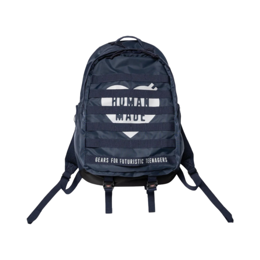 HM26GD021 Human Made Military Backpack Navy