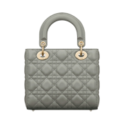 Dior Small Lady My ABC Bag Stone Gray