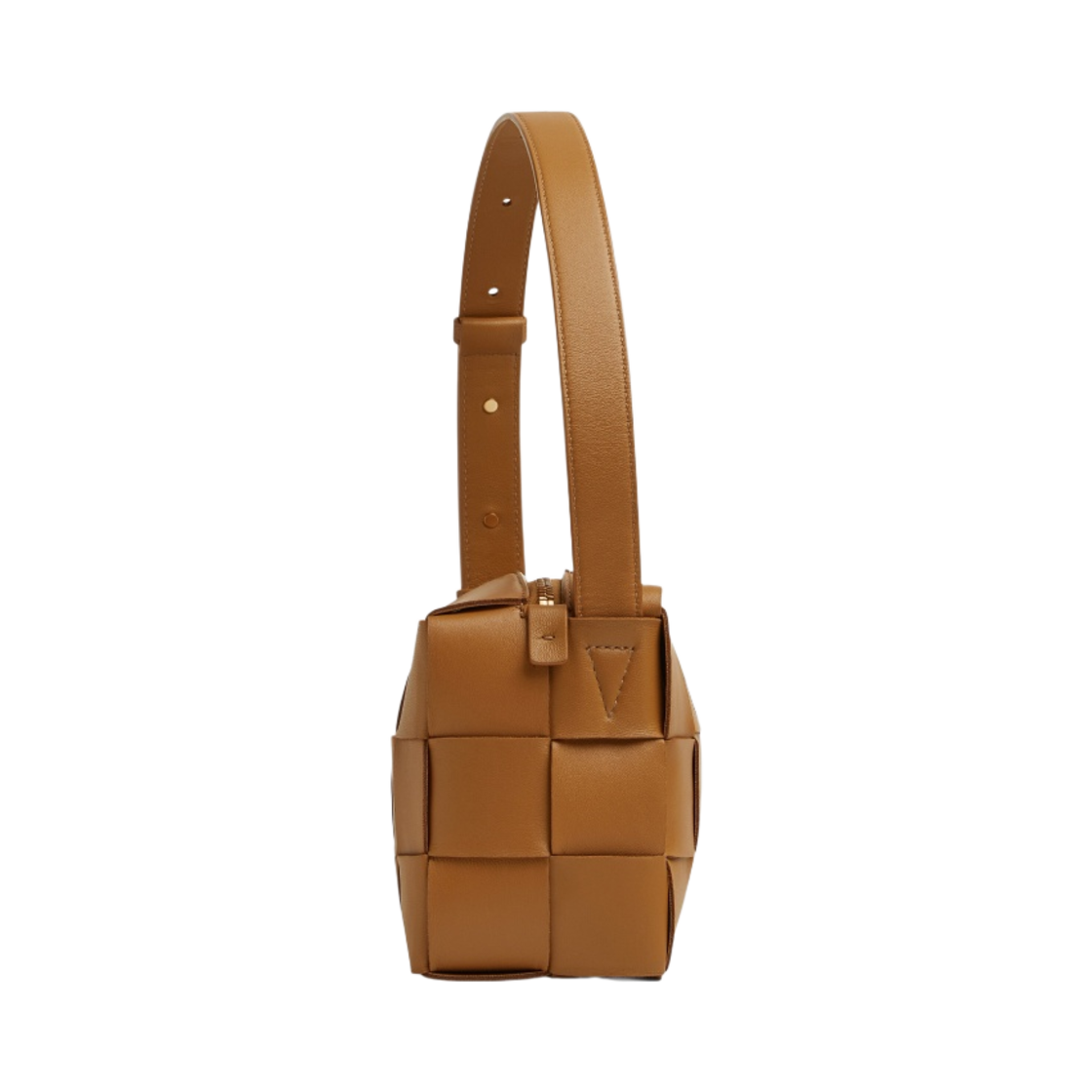 709360VMAY12593 Bottega Veneta Brick Cassette Shoulder Bag Camel - #2