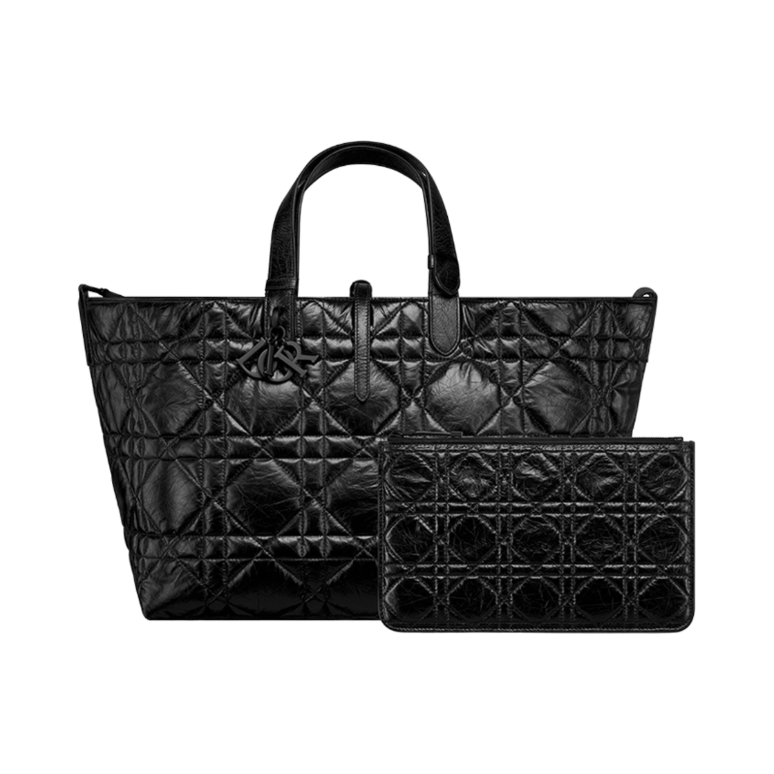 디올 라지 뚜주흐 백 블랙 크링클(Dior Large Toujours Bag Black Crinkled) - 3