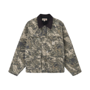 Stussy Washed Canvas Shop Jacket Veil Camo