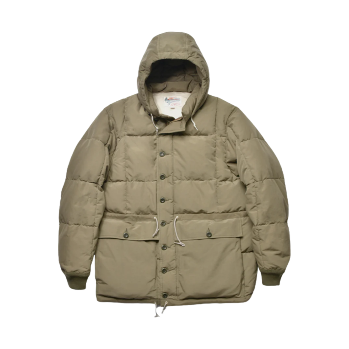 MJ22126-150 The Real McCoy's Cotton Nylon Hooded Down Jacket Olive