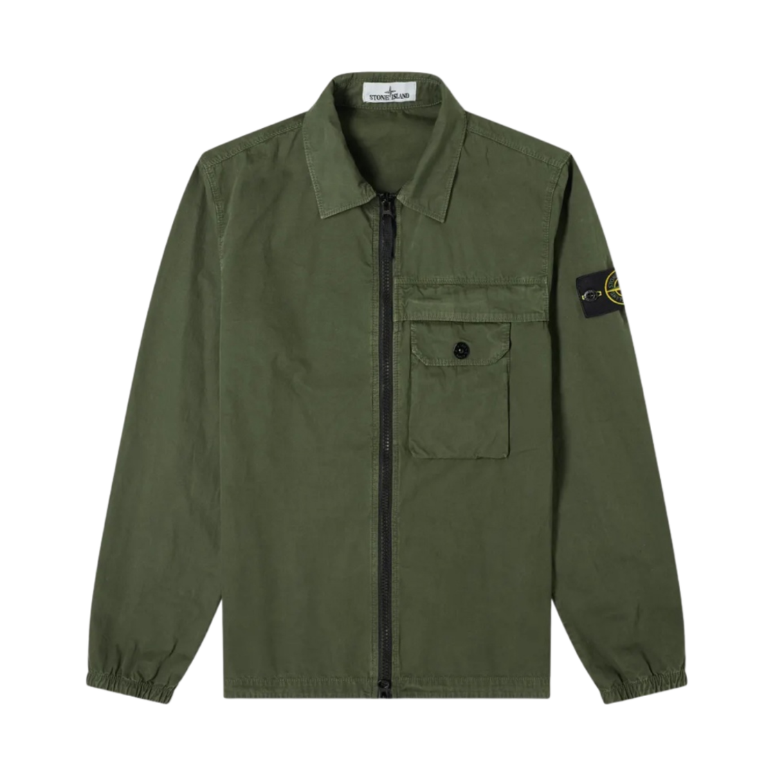 스톤 아일랜드 107WN 올드이펙트 오버셔츠 다크 그린 - 20FW(Stone Island 107WN T.CO+OLD Overshirt Dark Green - 20FW) - 1