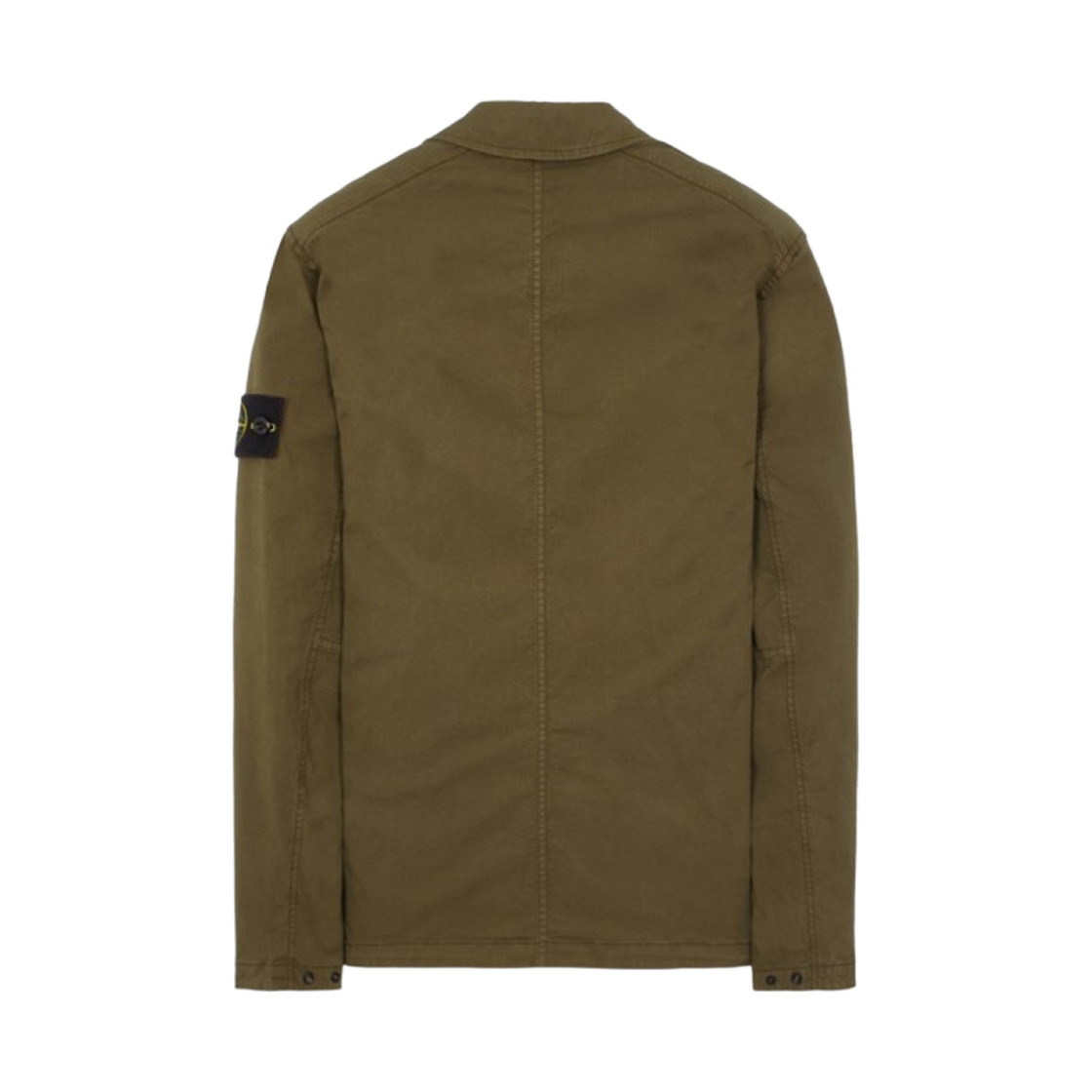 스톤 아일랜드 11010 스트레치 코튼 개버딘 오버셔츠 올리브 그린 - 23FW(Stone Island 11010 Stretch Cotton Gabardine Overshirt Olive Green - 23FW) - 2