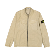 Stone Island 101WN Brushed Cotton Canvas T.CO+OLD Overshirt Beige - 22FW
