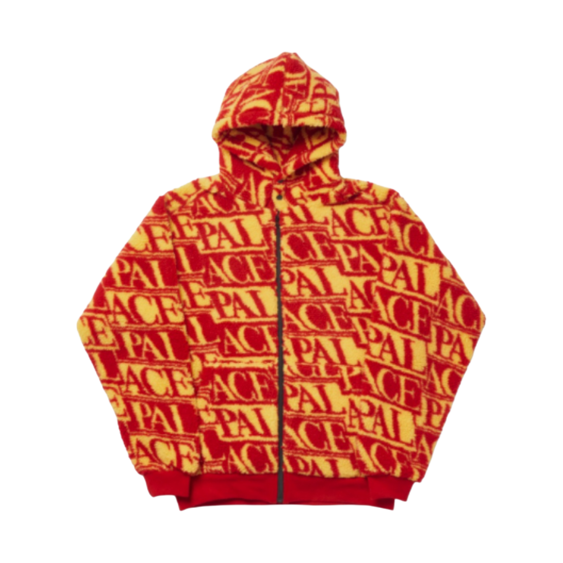 팔라스 J-아드 플리스 자켓 레드 옐로우 - 19FW(Palace J-Ard Fleece Jacket Red Yellow - 19FW) - 1