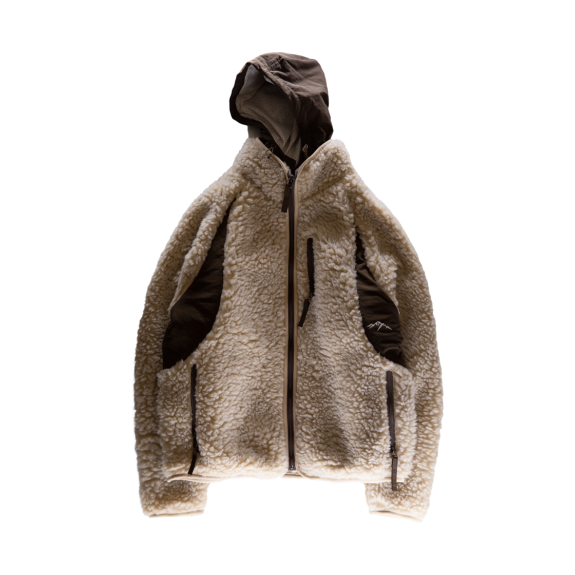 CW24FWFLJK001BR COLDWARM Fleece Paneled Jaket Brown