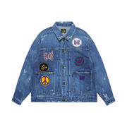Needles Assorted Patch Denim Jacket Indigo