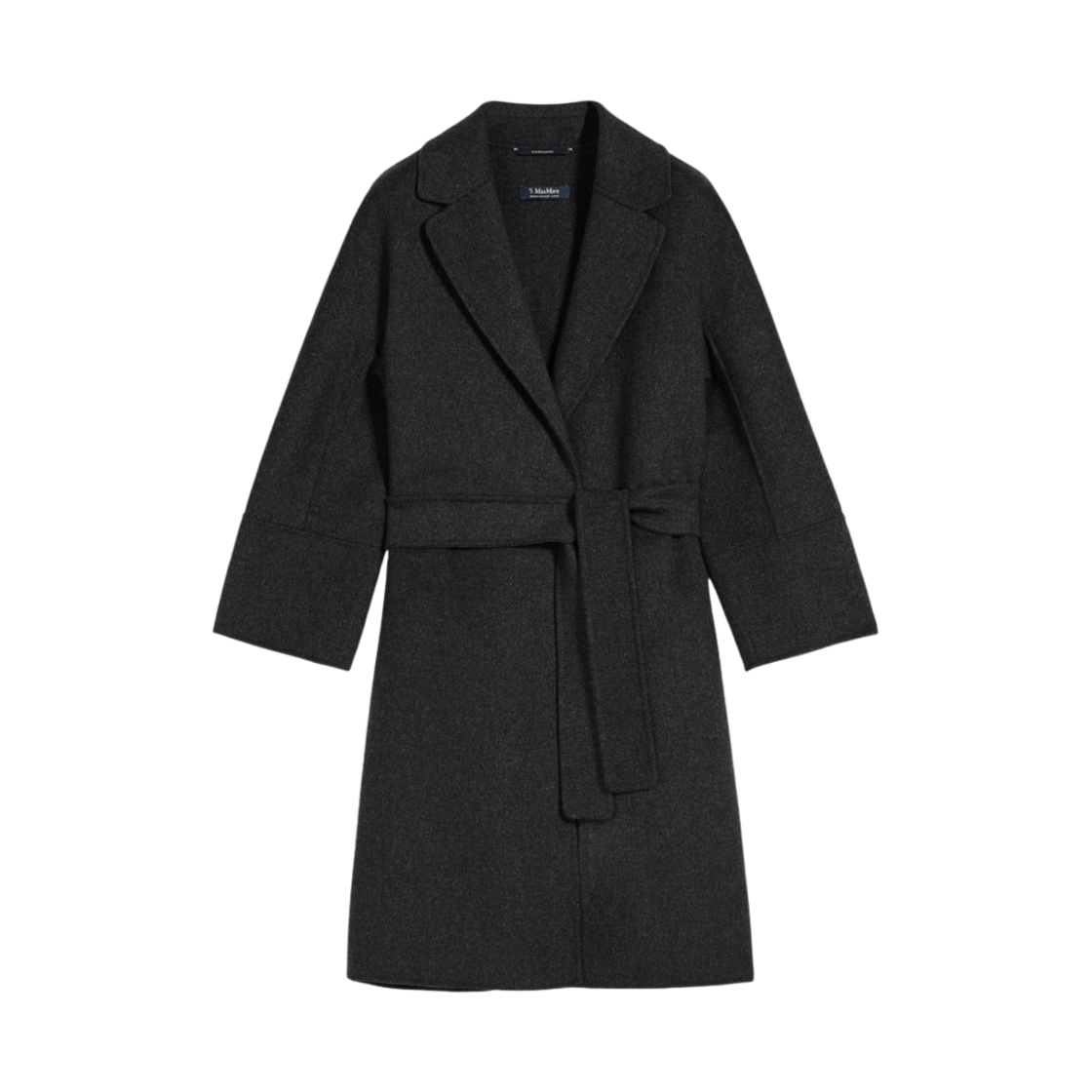 (W) S 막스마라 아로나 버진 울 코트 다크 그레이((W) S Max Mara Arona Virgin Wool Coat Dark Grey) - 1