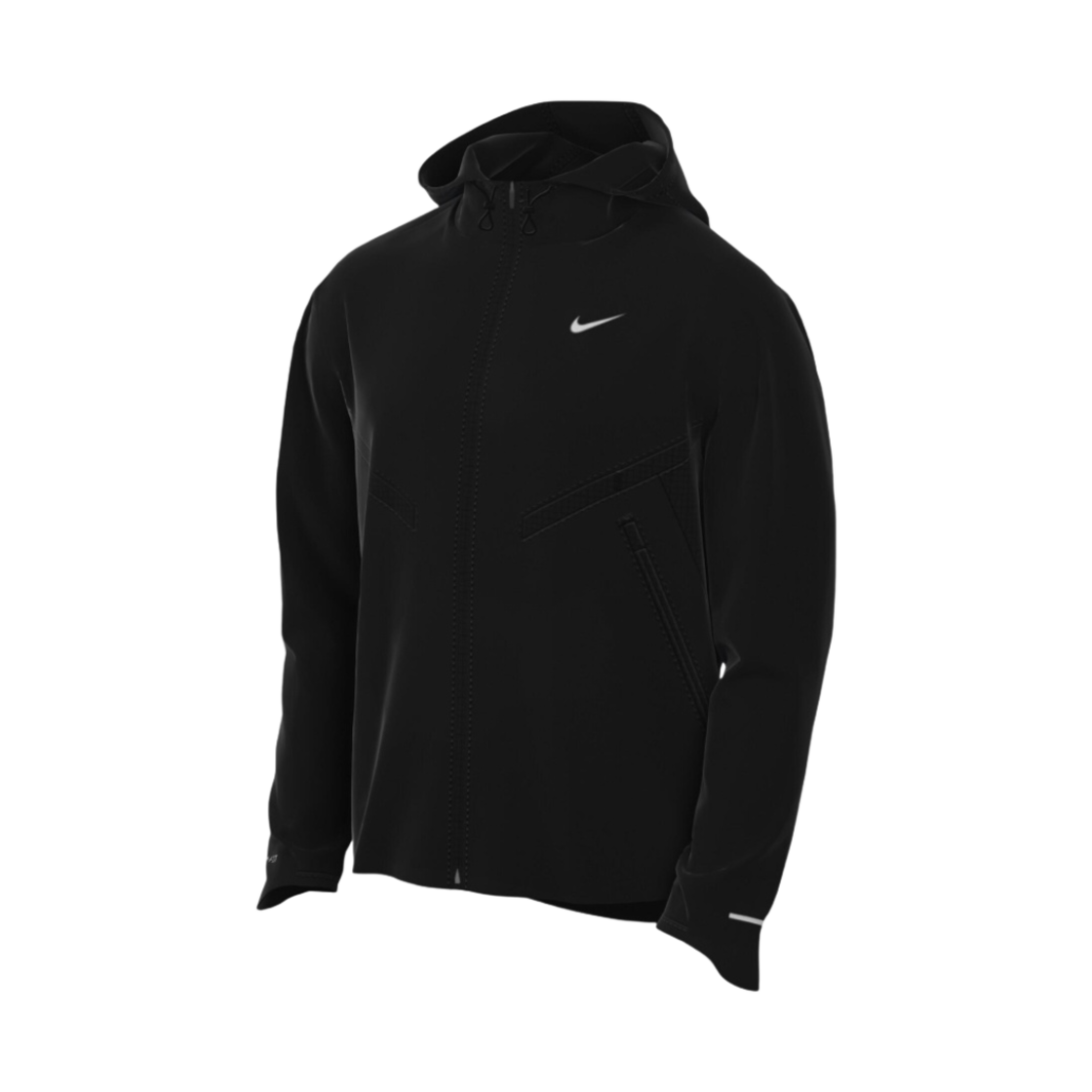 나이키 윈드러너 스톰핏 러닝 자켓 블랙 - 아시아(Nike Windrunner Storm-Fit Running Jacket Black - Asia)