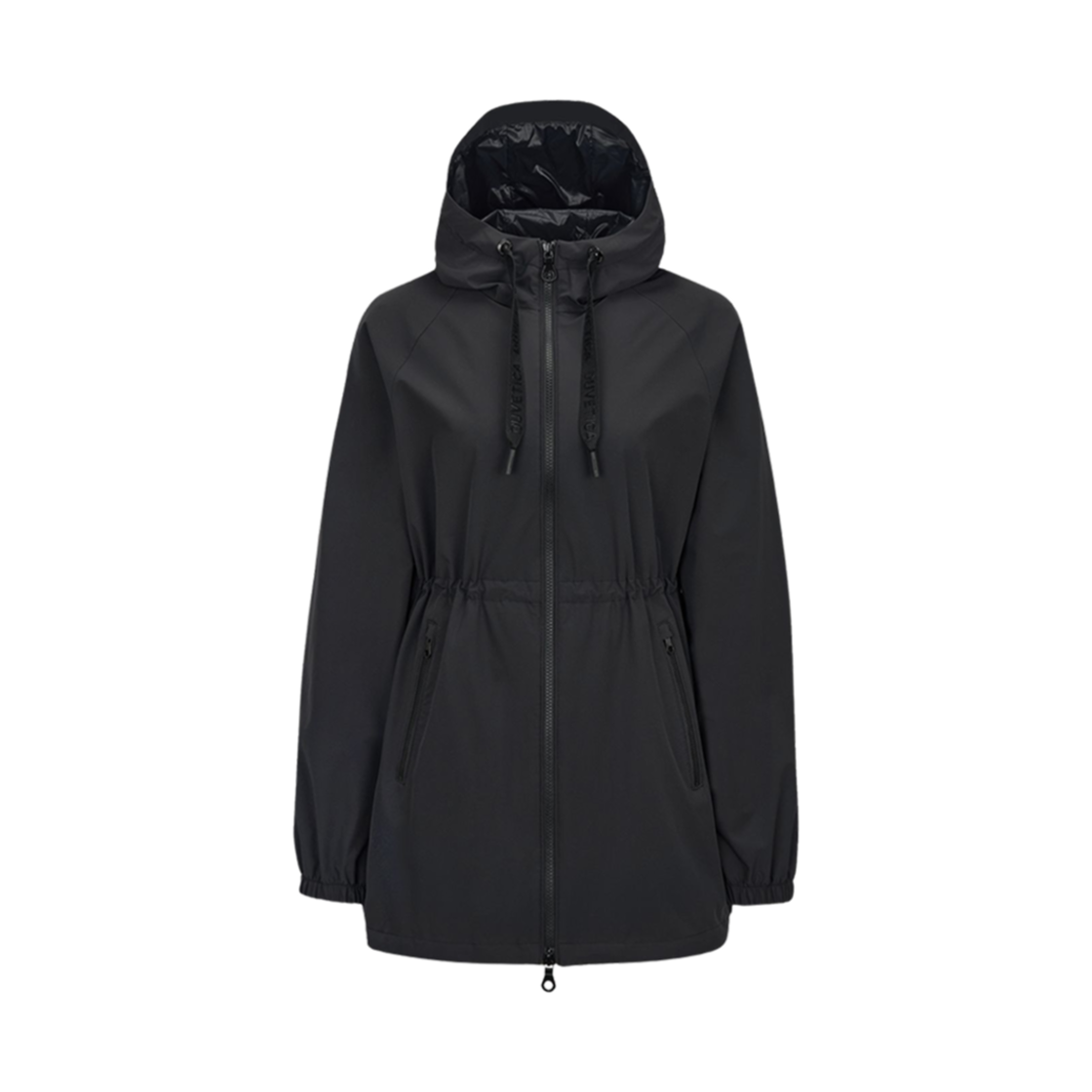 VDWJ30241-BKS (W) Duvetica Marne Long Wind Jacket Black