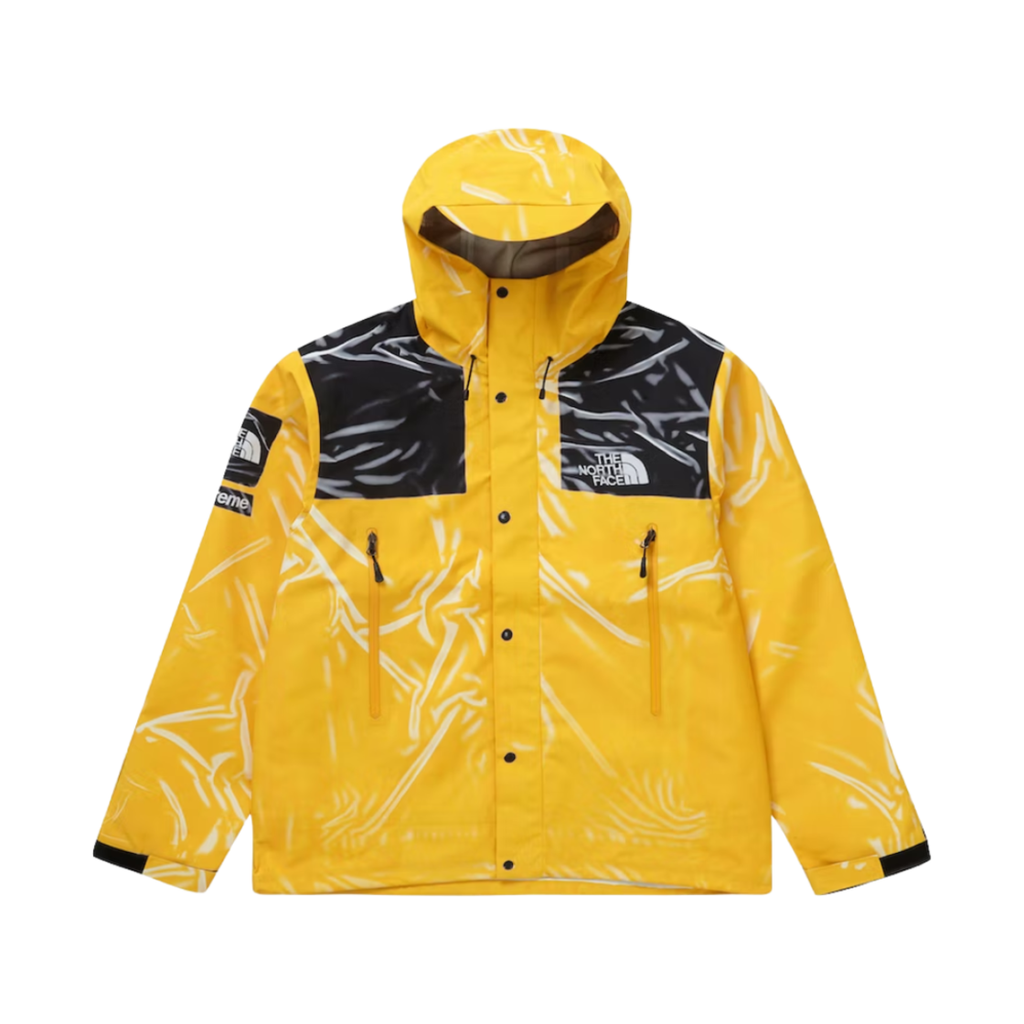 슈프림 x 노스페이스 트롱프 뢰유 프린티드 테입드 심 쉘 자켓 옐로우 - 23SS(Supreme x The North Face Trompe L’oeil Printed Taped Seam Shell Jacket Yellow - 23SS)