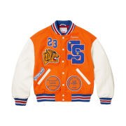 Supreme Tiger Varsity Jacket Orange - 23FW