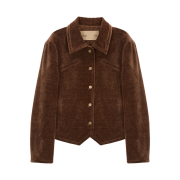 (W) Matin Kim Corduroy Western Jacket Brown