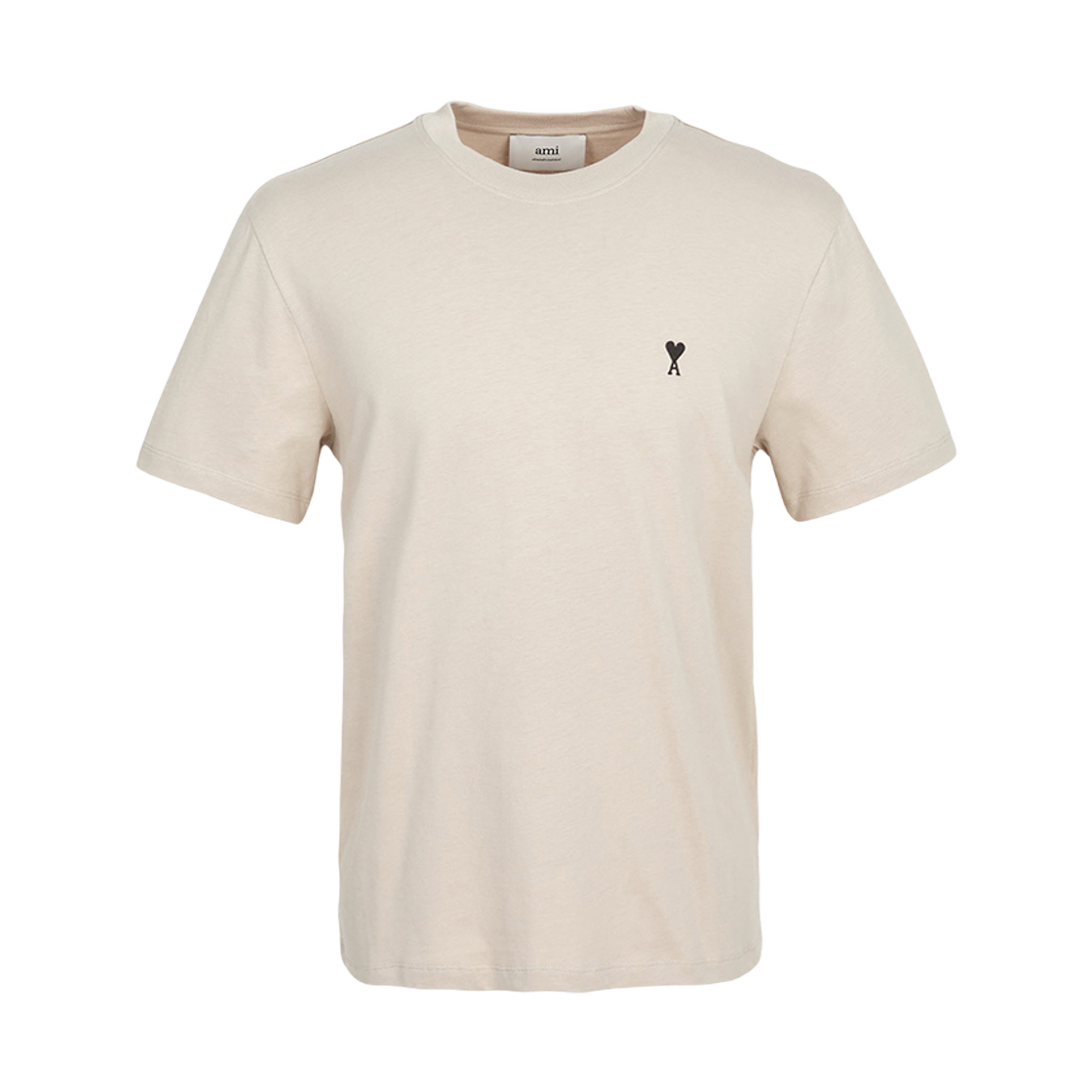 아미 숏 슬리브 티셔츠 베이지(AMI Short Sleeve T-Shirt Beige) - 1