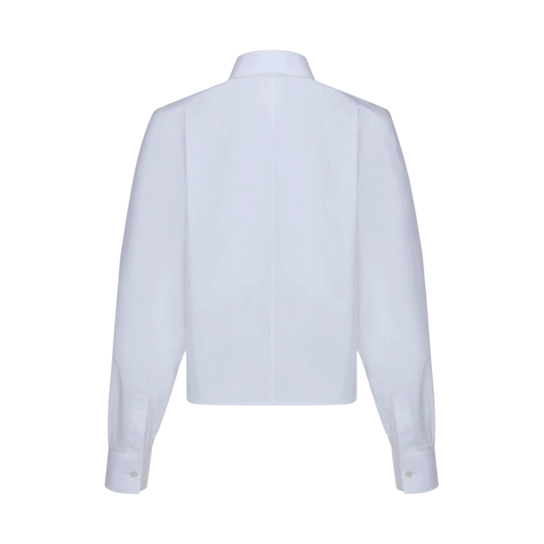 (W) 디올 코튼 포플린 블라우스 화이트((W) Dior Cotton Poplin Blouse White) - 2