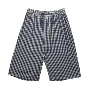 [3% 적립] AONE Unisex Seersucker 3/4 Pajama Pants Navy