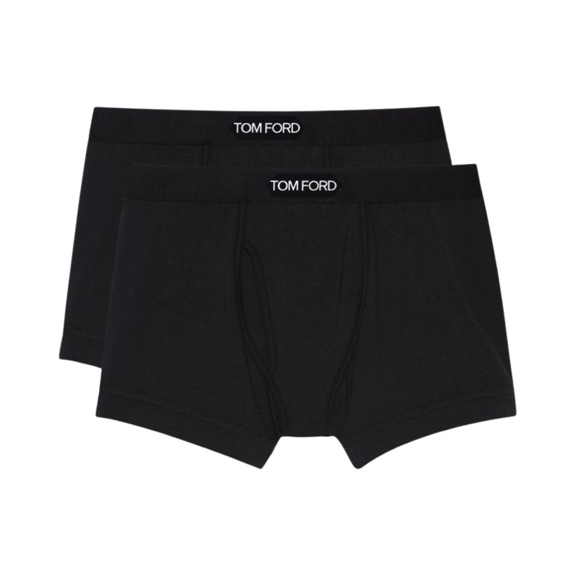 T4XC3-141-002 Tom Ford Cotton Modal Boxer Briefs Black (2 Pack)