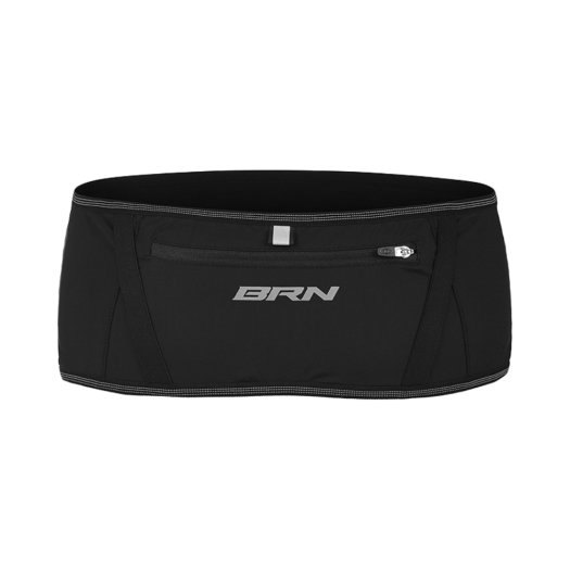 BG1UAC474BK BORN TO WIN Reflective Running Belt Black