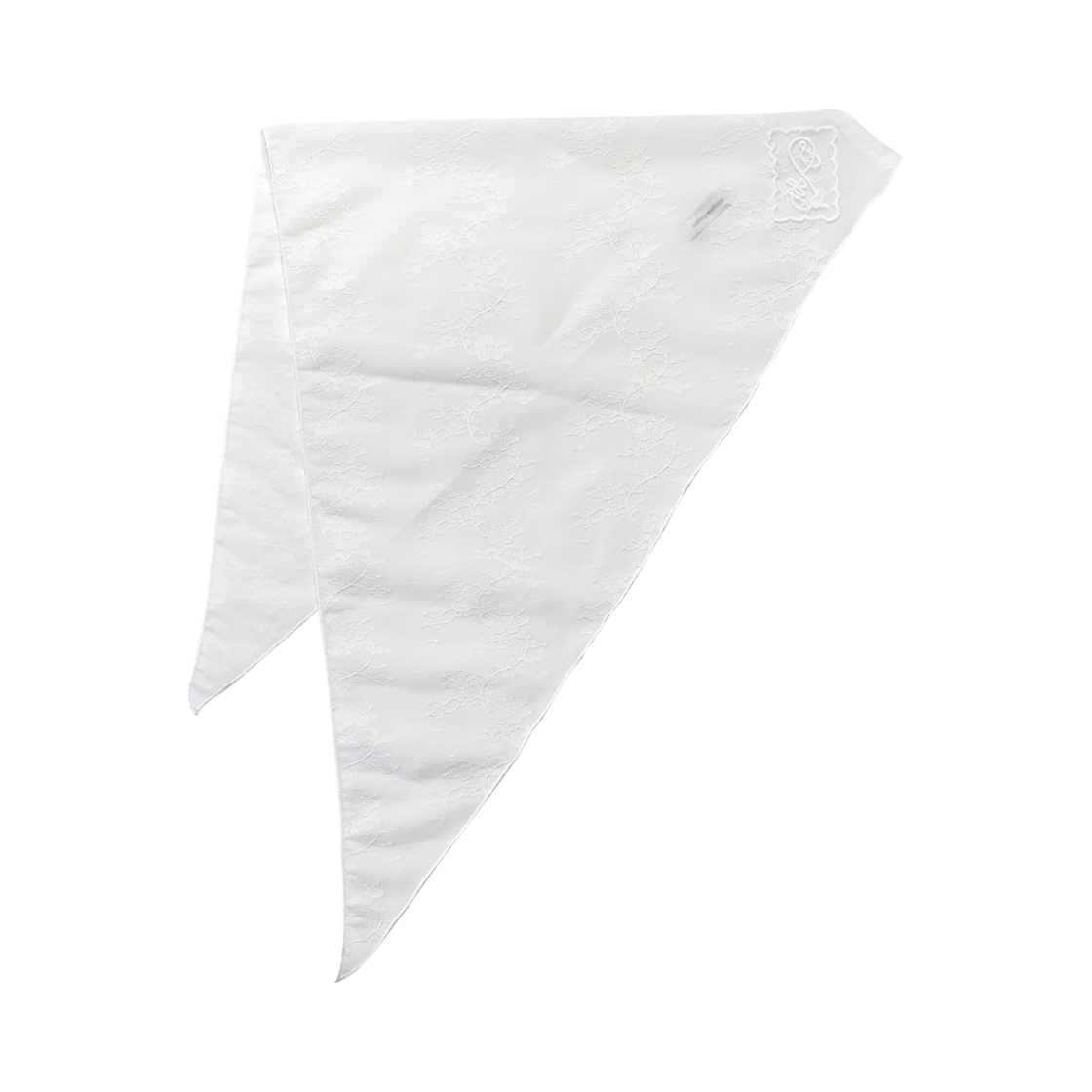 MF2514HB003CWHFR Margarin Fingers Lace Label Bonnet White