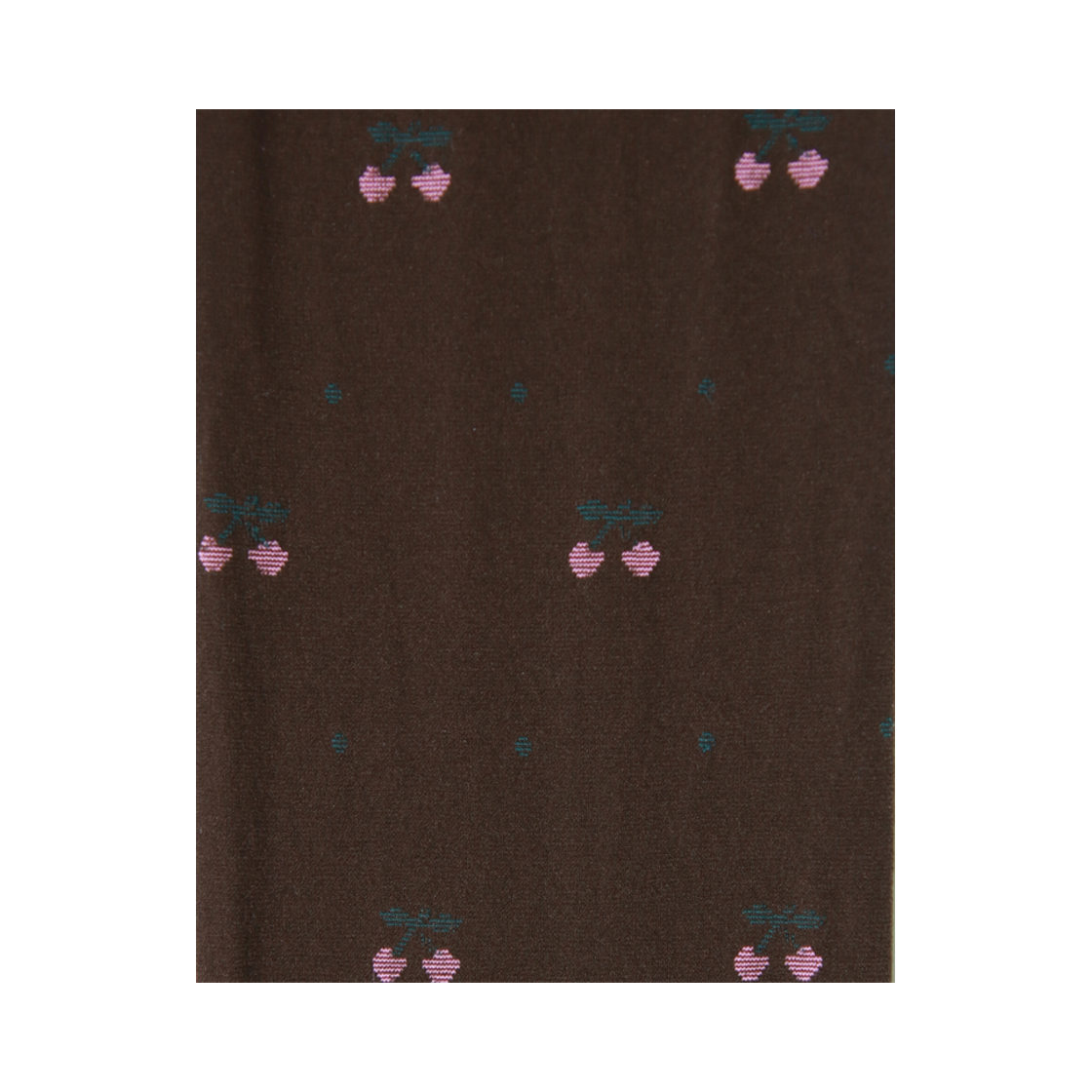 오니뗄라 체리 패턴 타이즈 브라운(Onnitella Cherry Pattern Tights Brown)