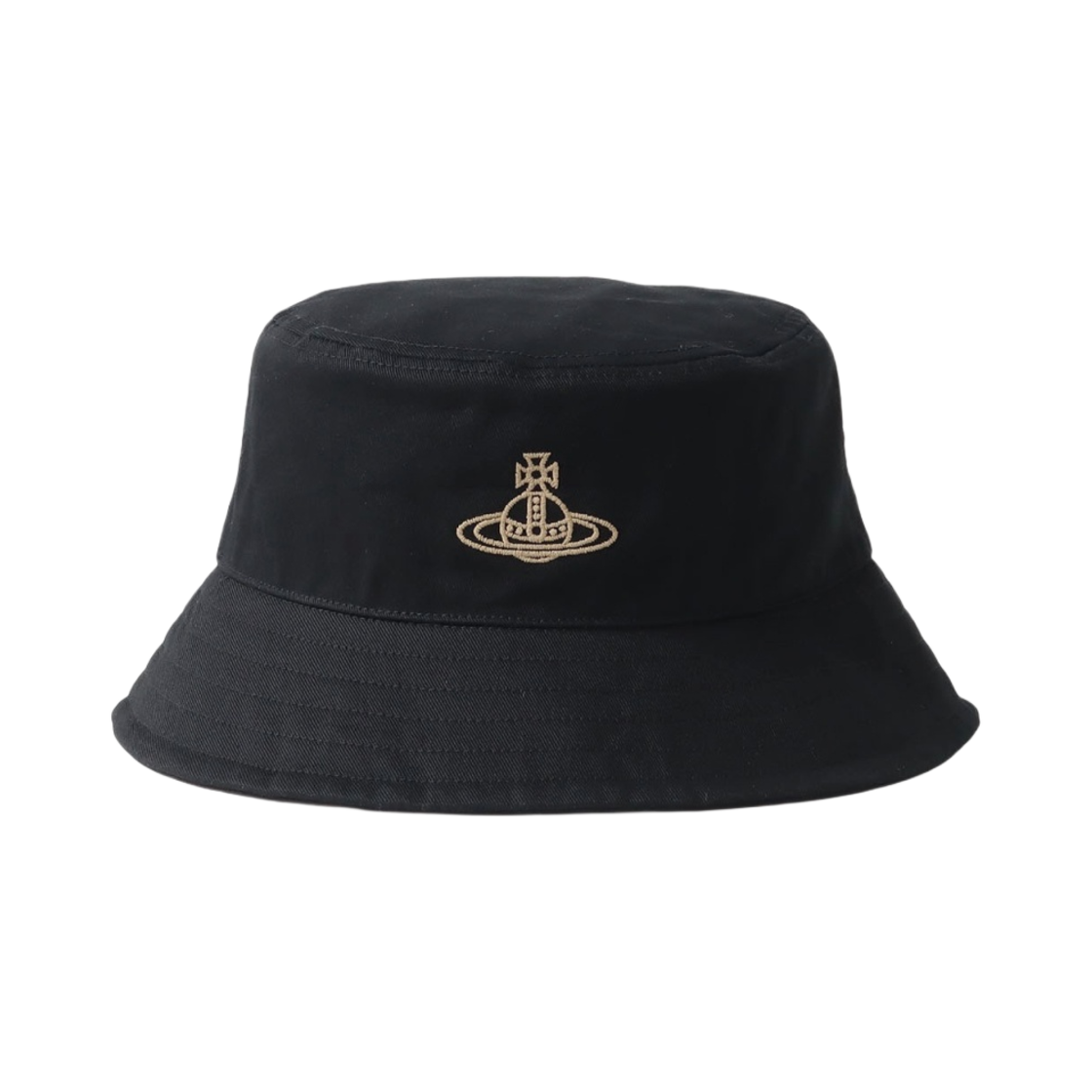 (W) 비비안 웨스트우드 런던 버킷햇 블랙((W) Vivienne Westwood London Bucket Hat Black) - 1