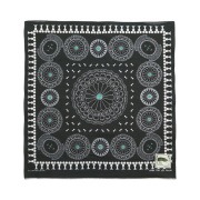 Kapital Fastcolor Selvedge Bandana Concho Black