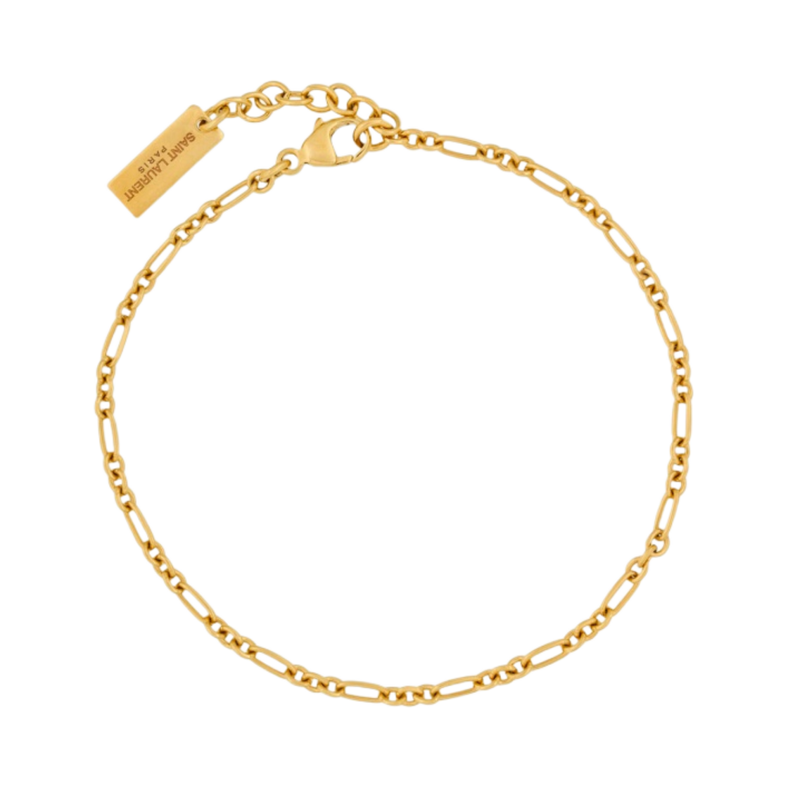 (W) 생로랑 피가로 체인 브레이슬릿 메탈 골드((W) Saint Laurent Figaro Chain Bracelet In Metal Gold) - 1
