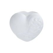 Chrome Hearts Silichrome CH Heart Ring White - 2023