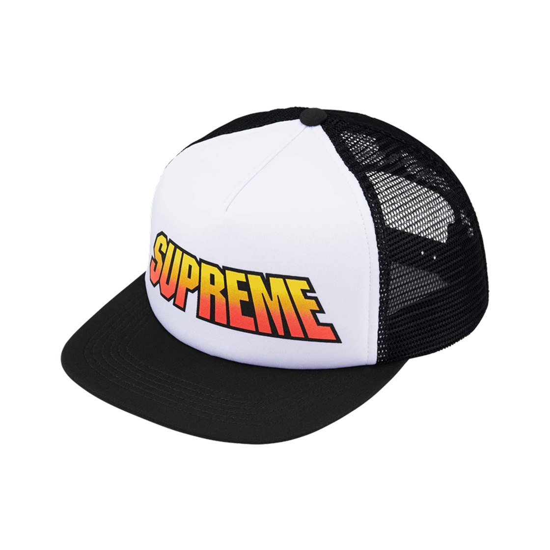- Supreme Gradient Mesh Back 5-Panel Black - 24SS