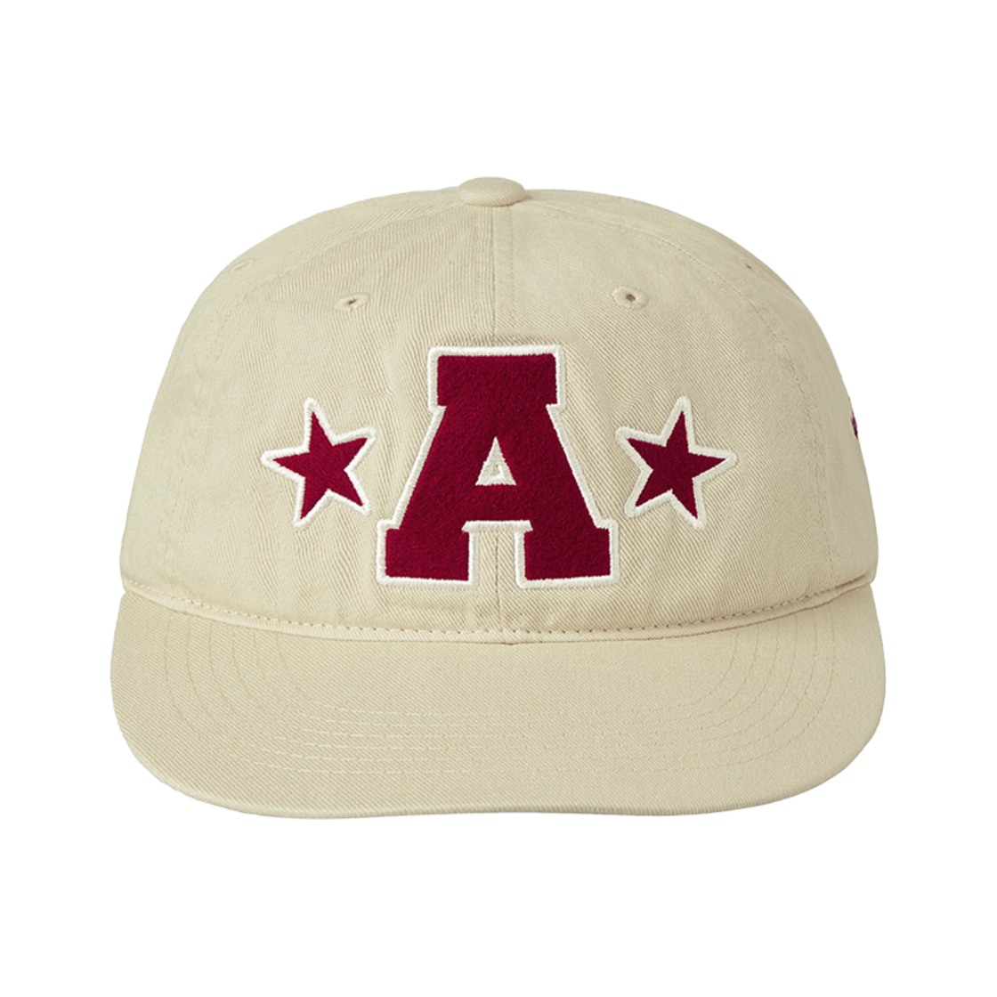 에이이에이이 워시드 캐피탈 로고 캡 에크루(AEAE Washed Capital Logo Cap Ecru)