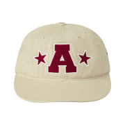 AEAE Washed Capital Logo Cap Ecru