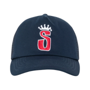 Stussy Trucker S Crown Snapback Navy