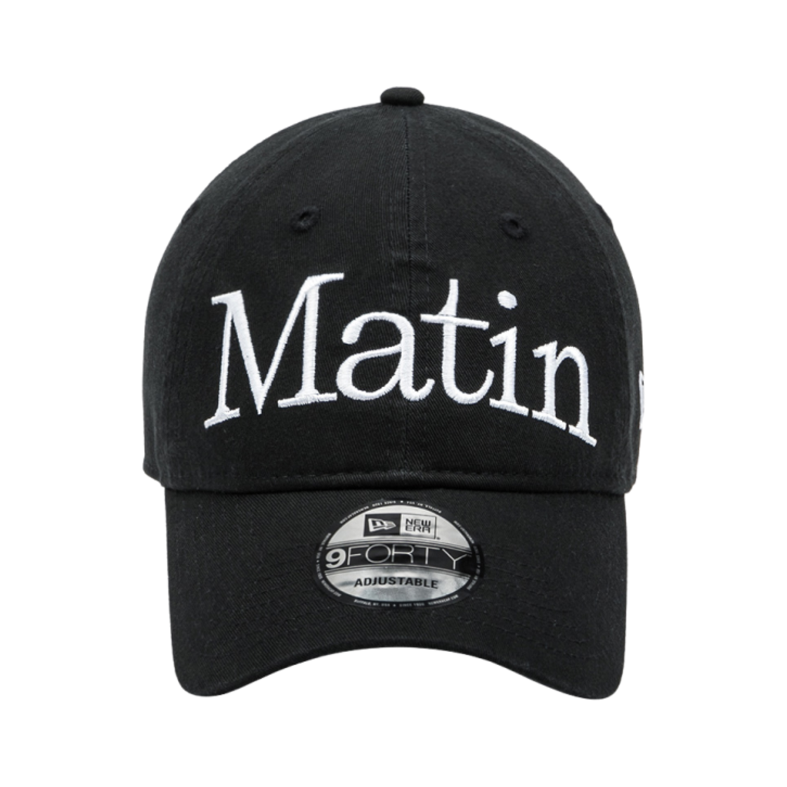 뉴에라 x 마뗑킴 베이직 언스트럭쳐 볼캡 블랙(New Era x Matin Kim Basic Unstructured Ball Cap Black) - 2
