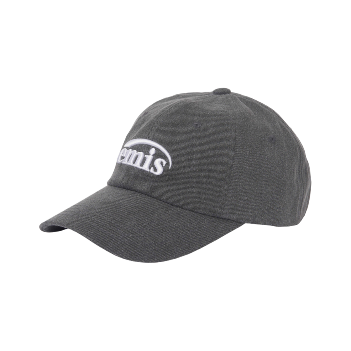 이미스 뉴 로고 피그먼트 볼캡 블랙(Emis New Logo Pigment Ball Cap Black)