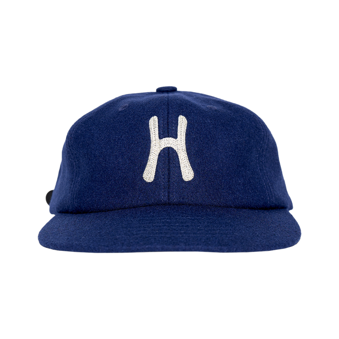 헬로선라이즈 H 로고 울 릴렉스 6패널 캡 딥블루(Hello Sunrise H Logo Wool Relaxed Fit 6 Panel Cap Deep Blue)