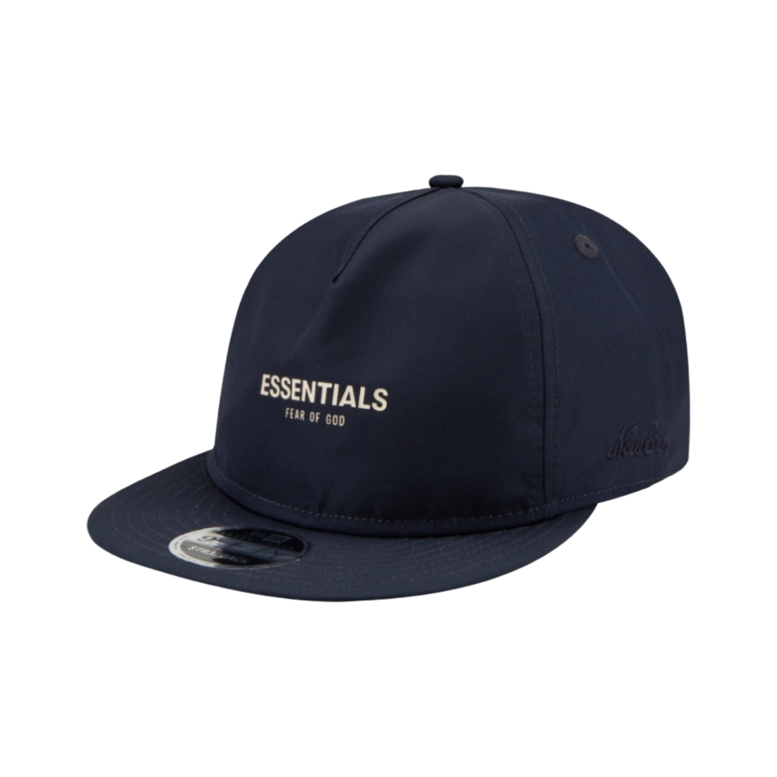 에센셜 x 뉴에라 레트로 크라운 스트랩백 캡 네이비(Essentials x New Era Retro Crown Strapback Navy)