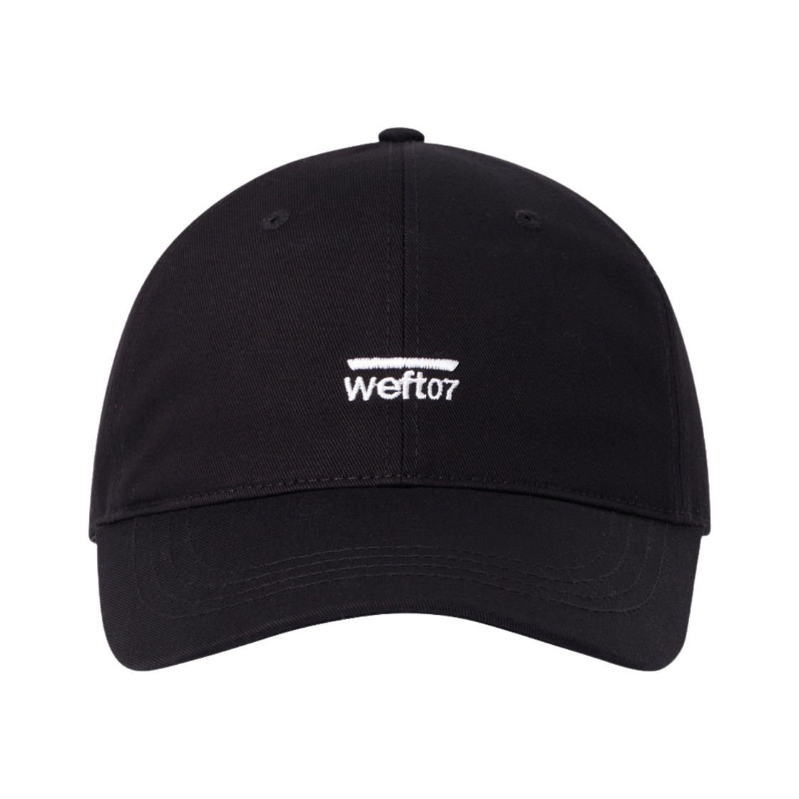 웨프트07 로고 캡 블랙(Weft07 Logo Cap Black)