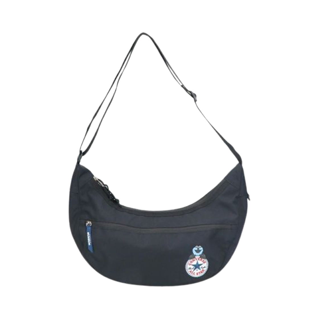 컨버스 x 퍼펫 순순 크레센트 슬링백 블랙(Converse x Puppet Sunsun Crescent Slingbag Black)